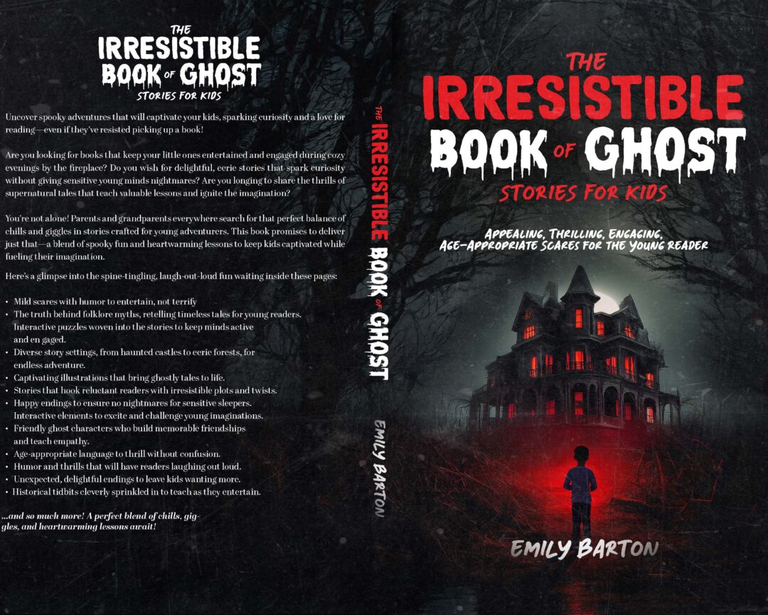 Ghost stories book cover for kids